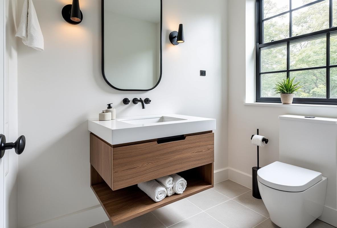 powder room remodel boston