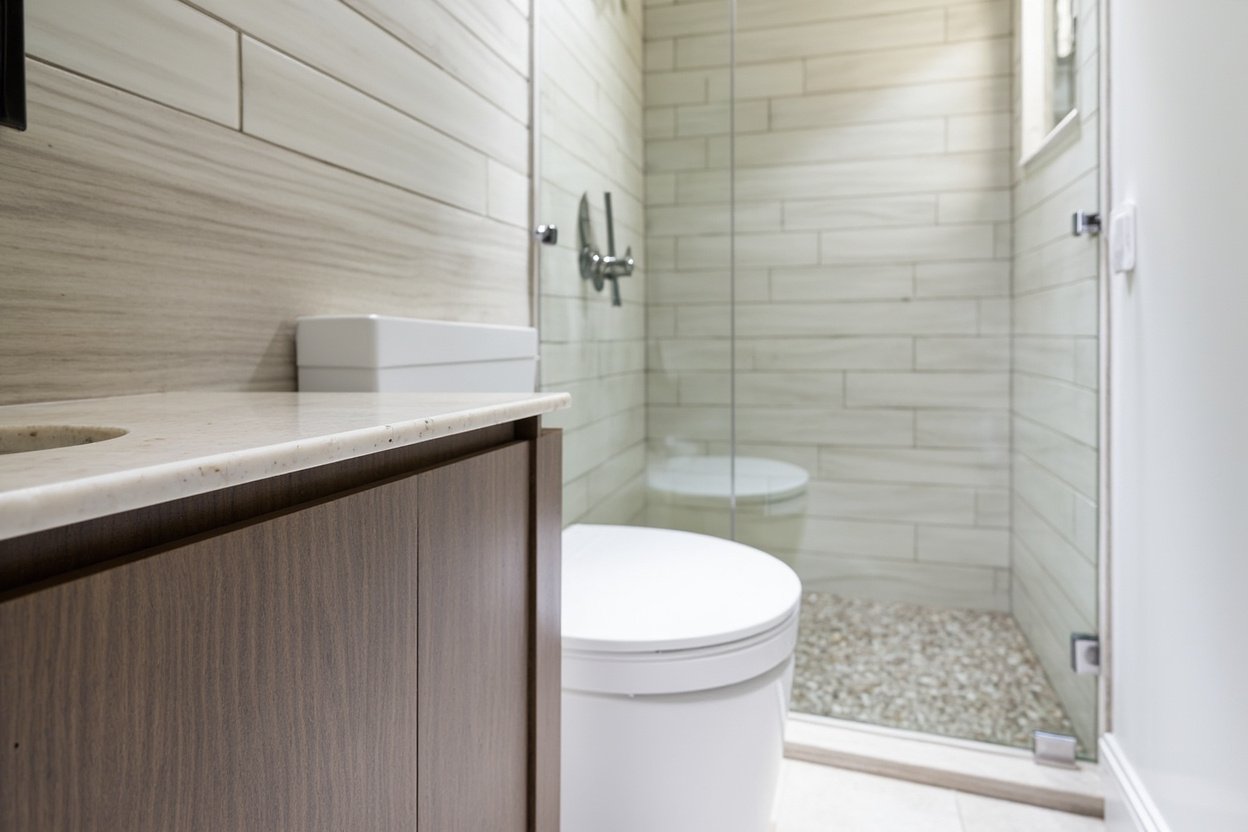powder room remodel boston