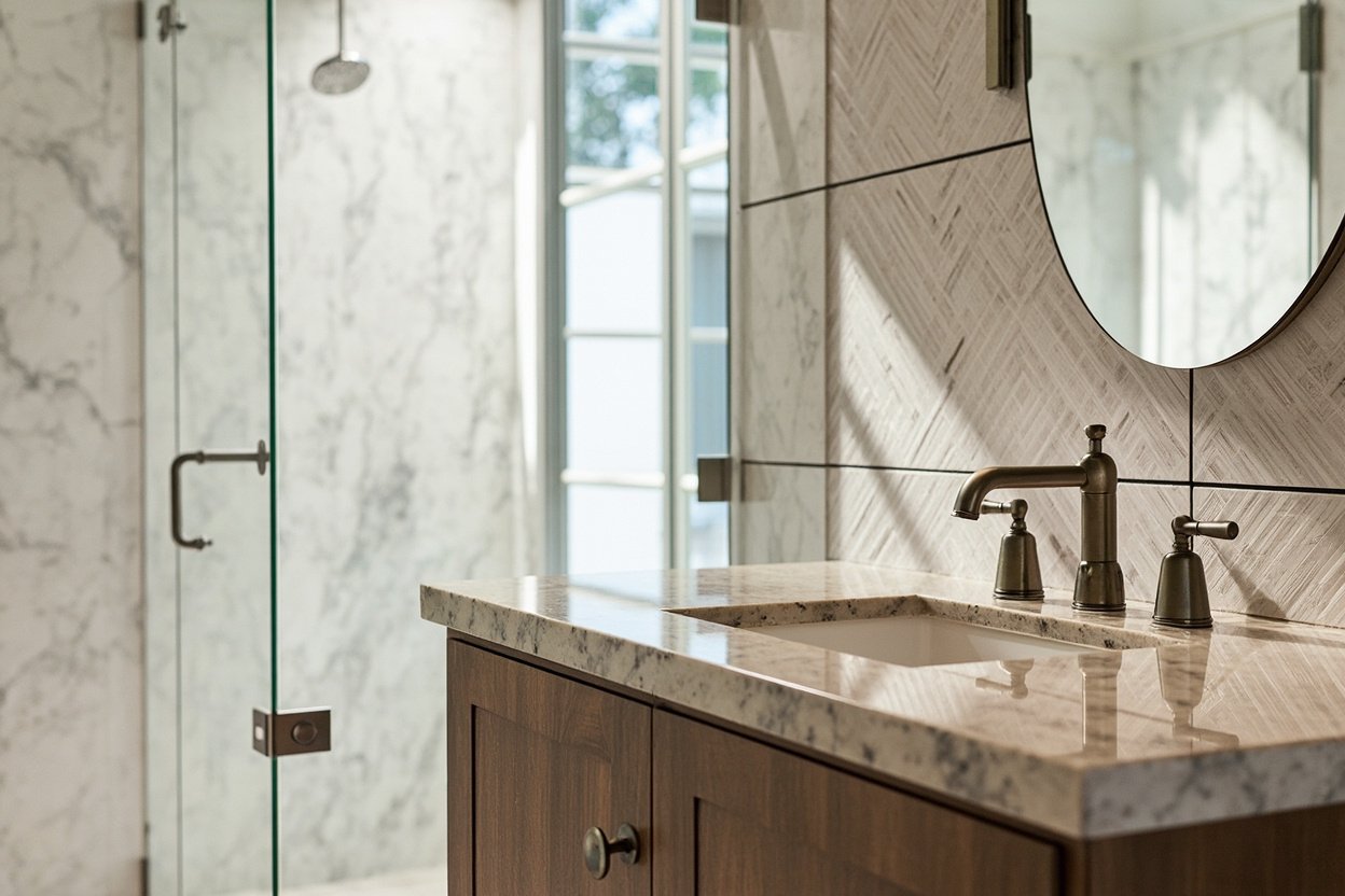 powder room remodel boston