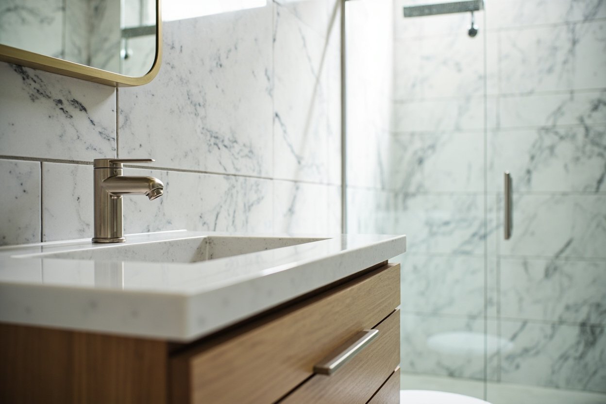 powder room remodel boston