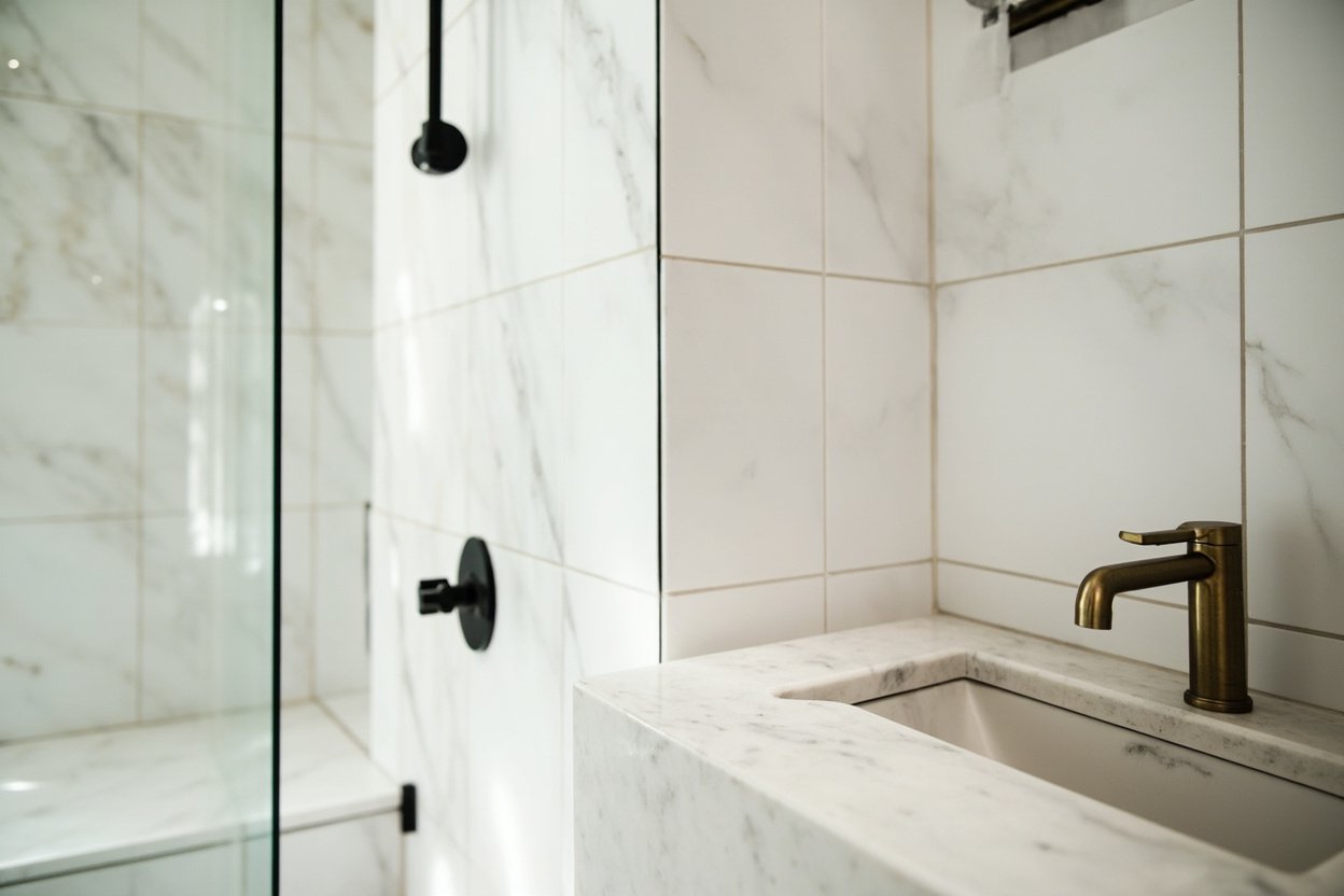 powder room remodel boston