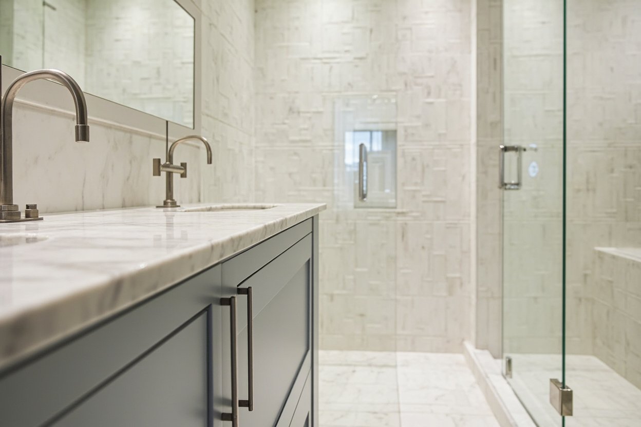 powder room remodel boston
