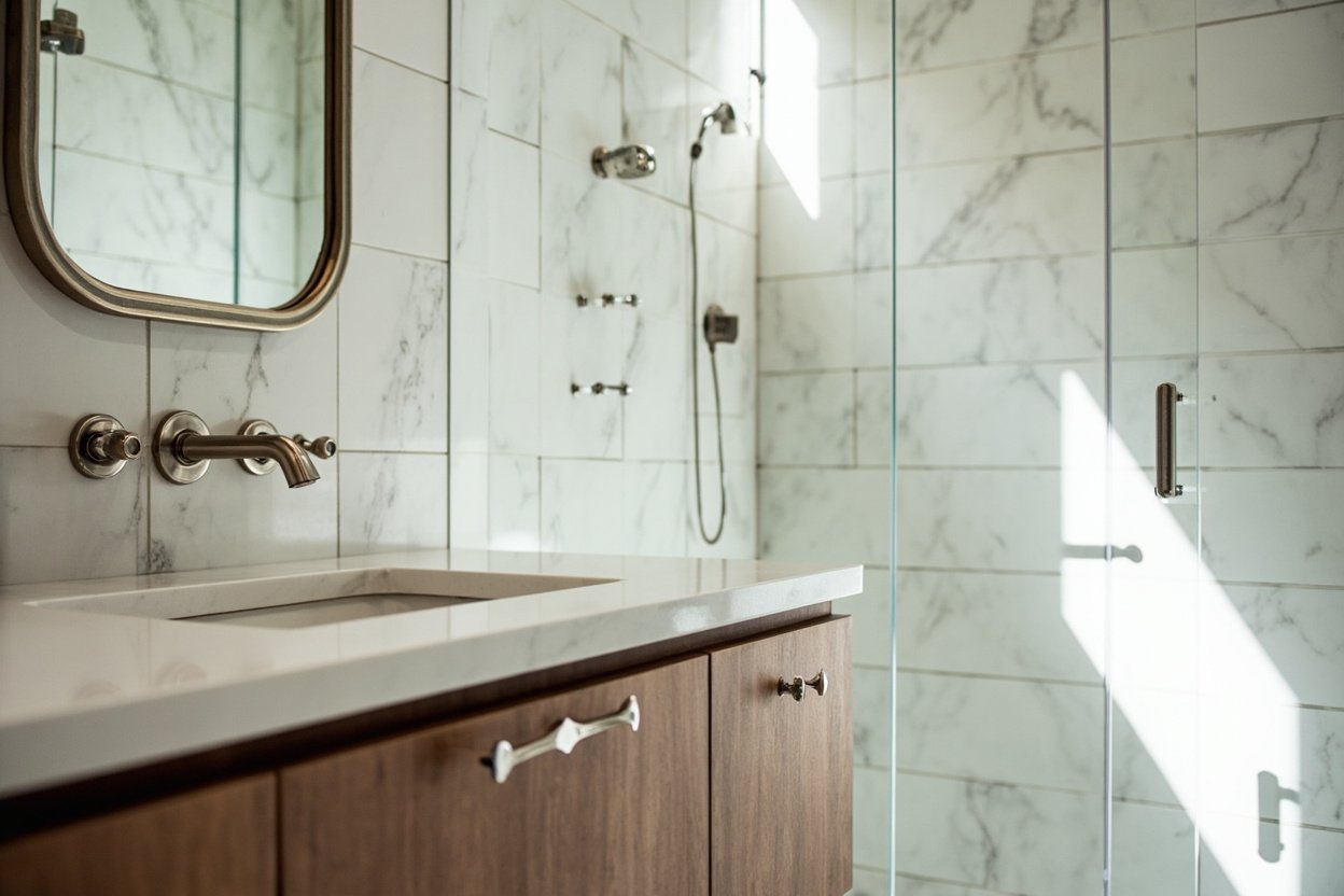 powder room remodel boston