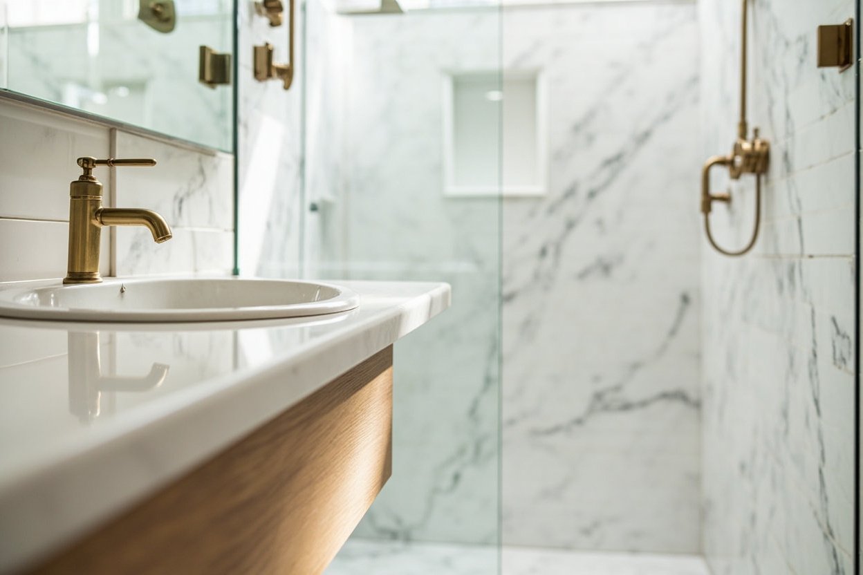 powder room remodel boston