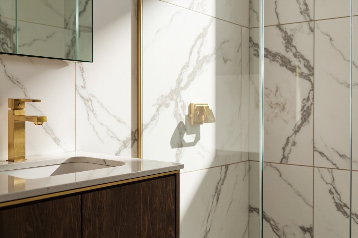 powder room remodel boston